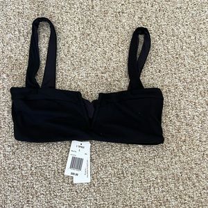 L space Ribbed Lee Lee Bikini Top large